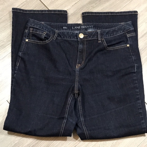 Lane Bryant Mid-Rise Dark Wash Bootcut Jeans size 16 - Picture 5 of 8
